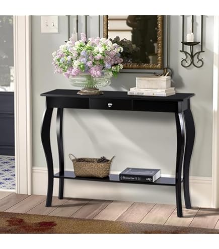 Amazon｜ChooChoo 狭いコンソールテーブル シックなアクセントソファ